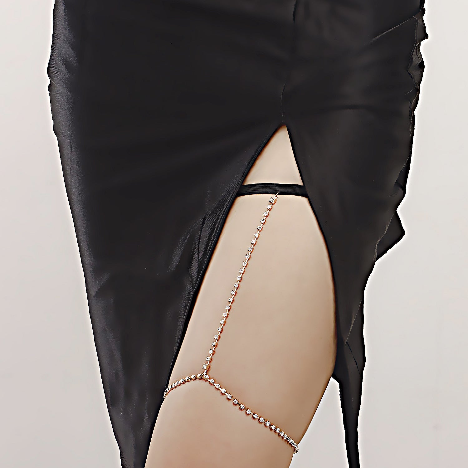 Fashion Rhinestone Thigh Chain