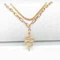 Bohemian Layered Snake Anklet Summer Beach Anklets