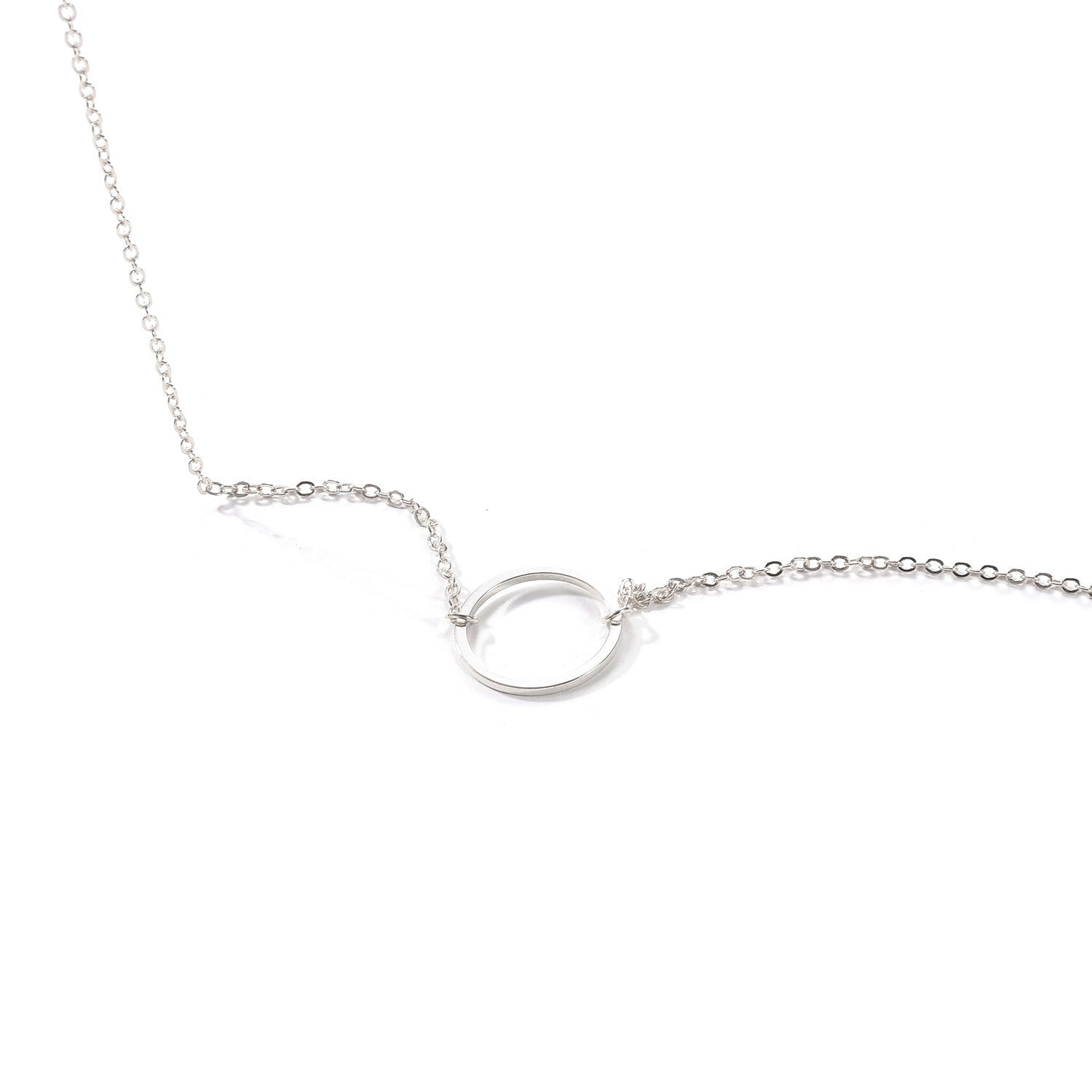 Circle Pendant Women Necklace