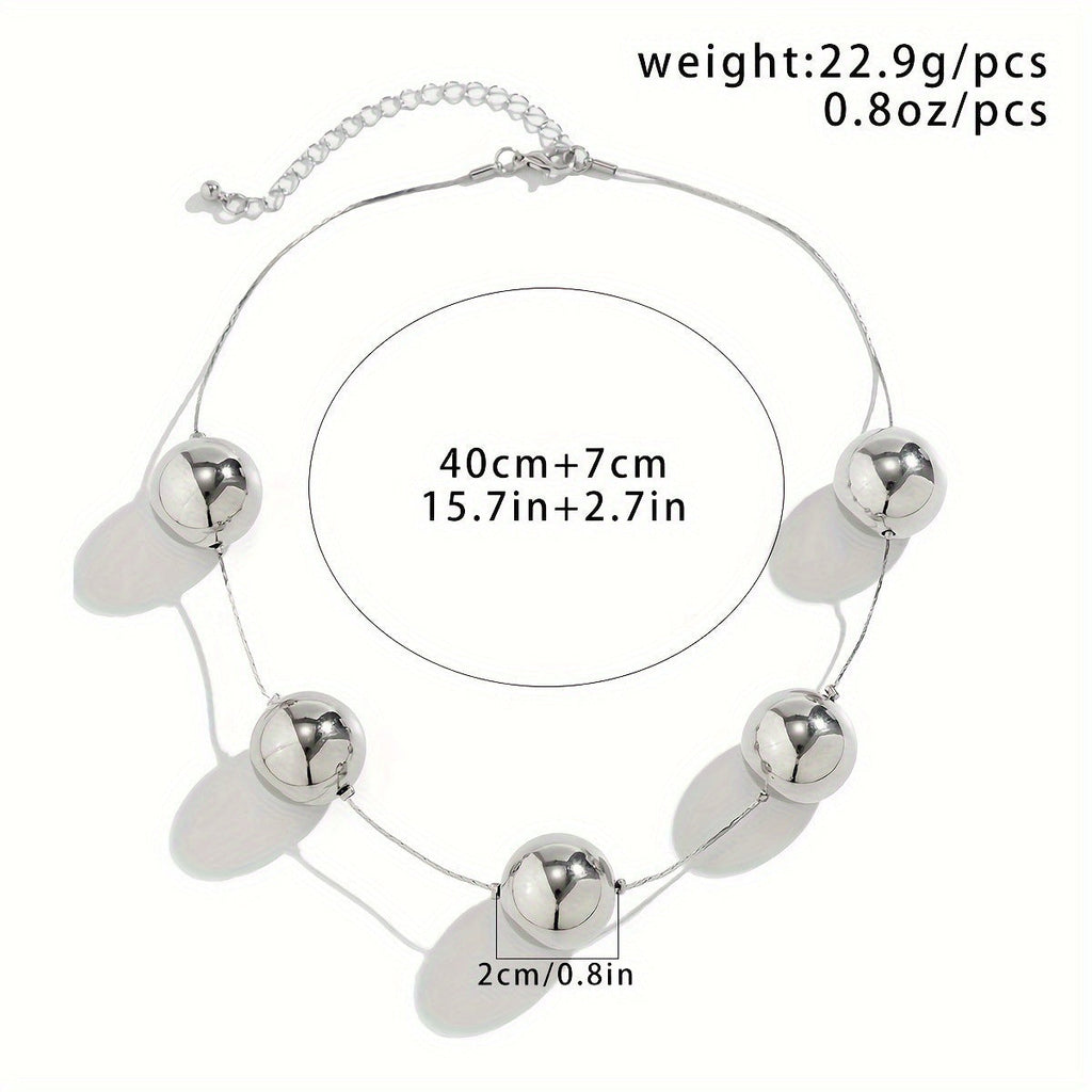 Big Round Ball Necklace