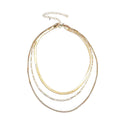 Versatile Cuban Multilayer Figaro Chain Necklace