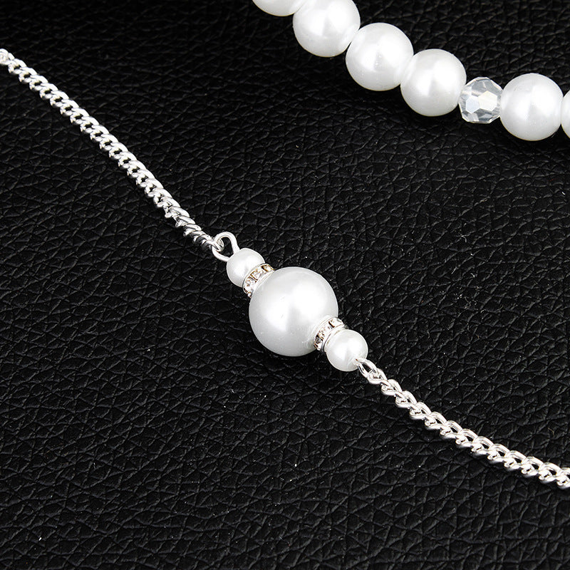Long Necklace Pearl Tassel Sexy for Women