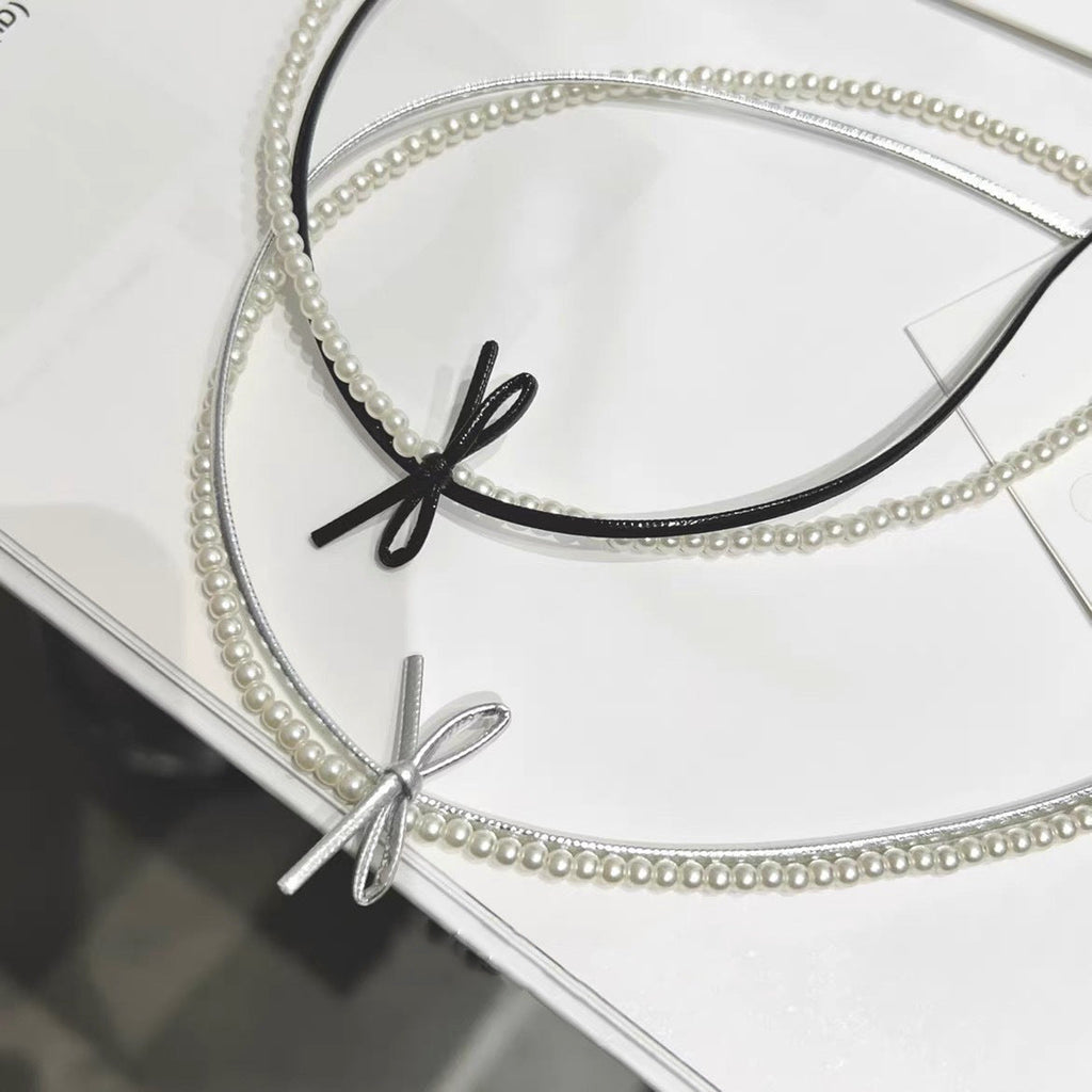 Fashion Beaded BowKnot Necklace