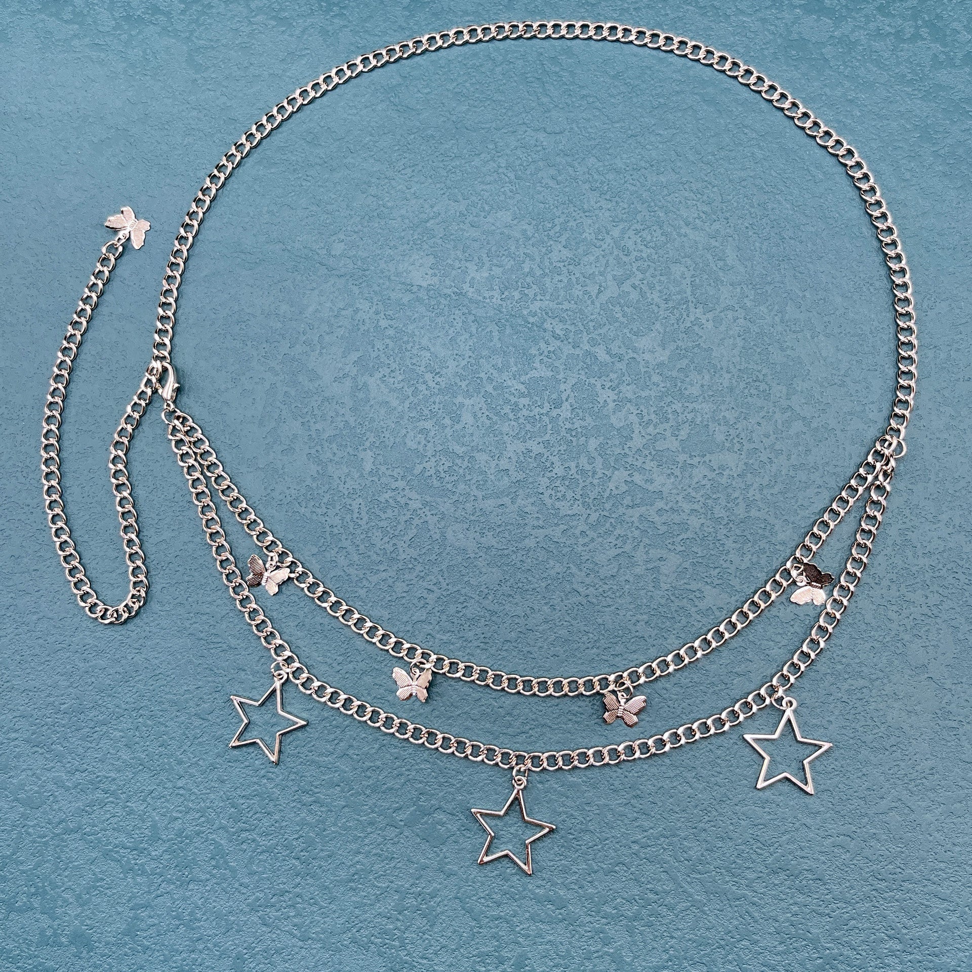 Star butterfly waist Chain lady beach body chain