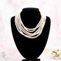 Wedding Pearl Necklace Jewelry for Bride
