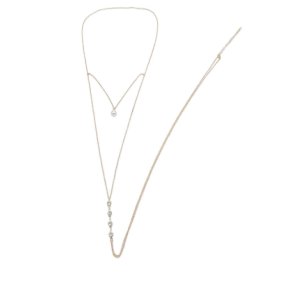 Back Chain Lady Multi-Layer Necklace