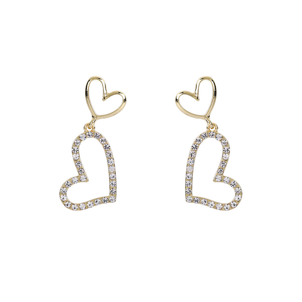 Heart Love Simple Pendant Earrings