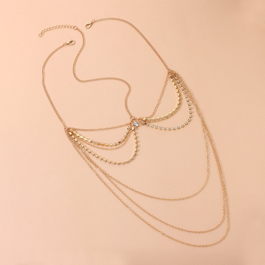 Head Jewelry Chain Rhinestone Headdress