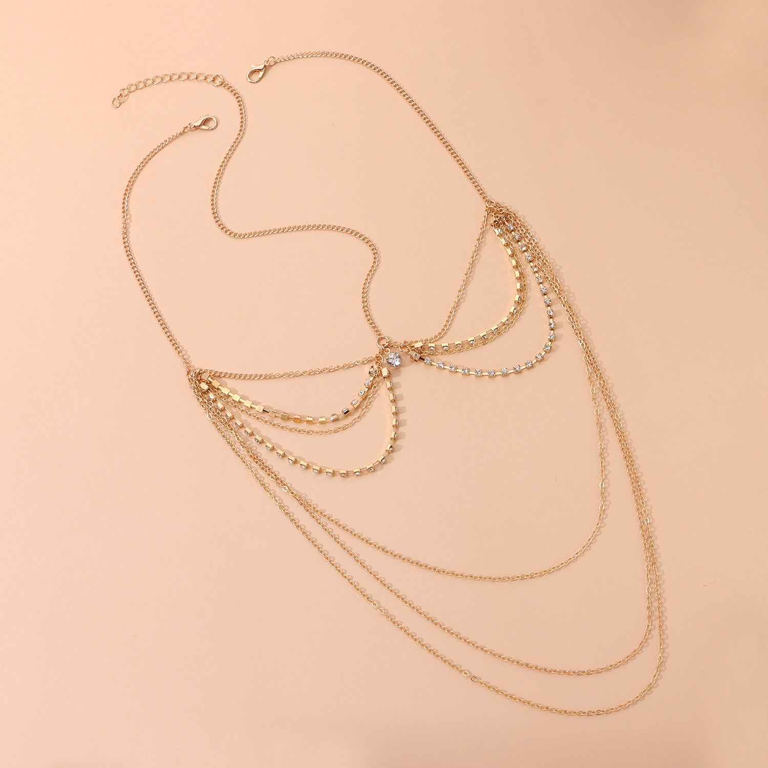 Head Jewelry Chain Rhinestone Headdress
