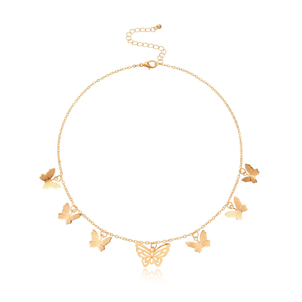 butterfly Pendant Necklace for Women