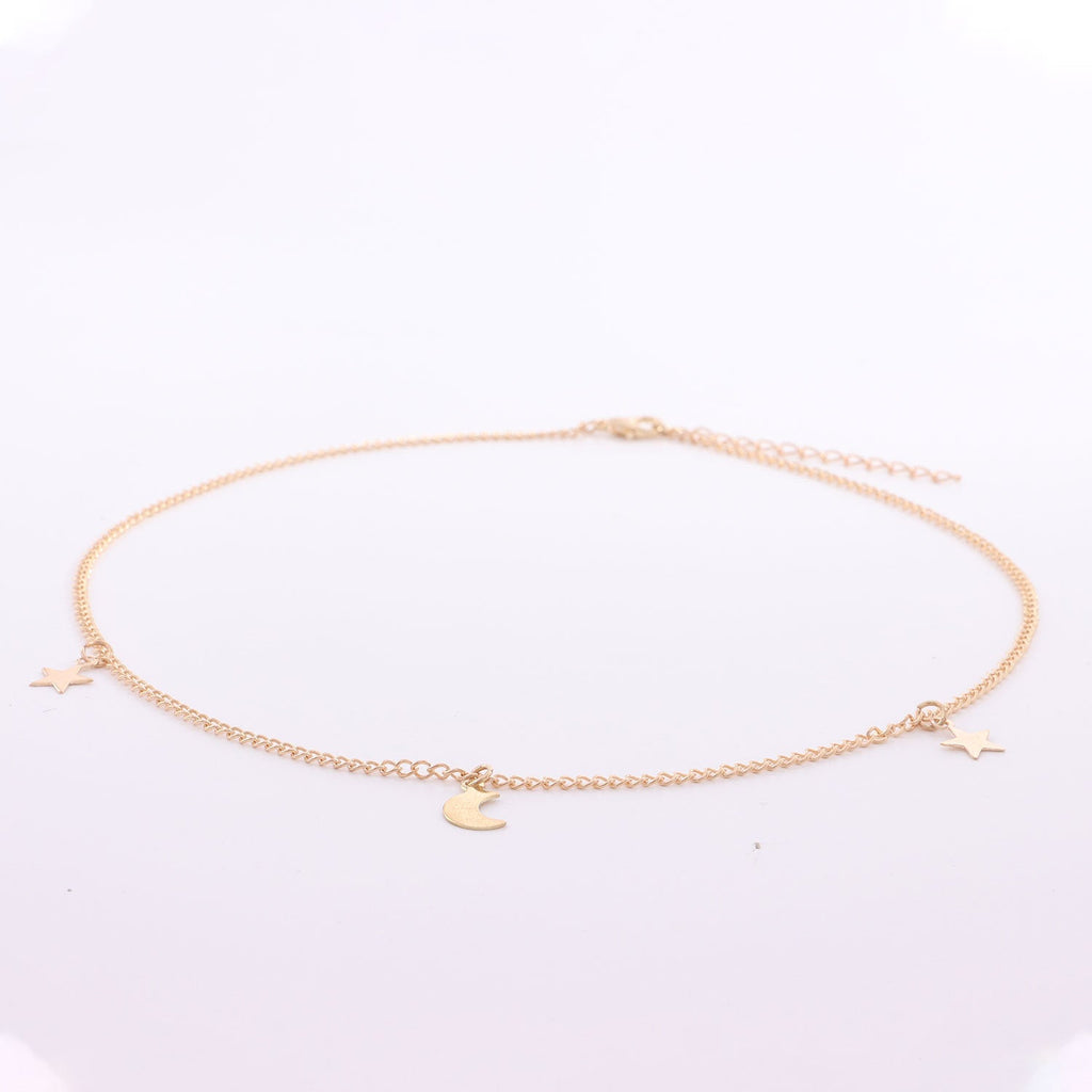 Moon Star Charms Necklace