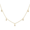 Tassel Mini Ball Pendant Necklace