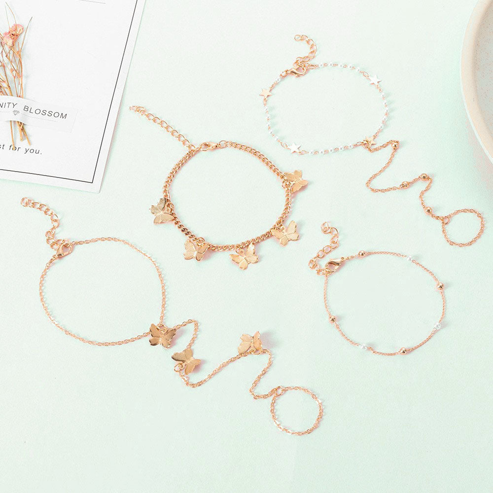 Vintage Feet Jewelry Anklets Chain