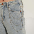 Rock butterfly Pants Multi-Layer Chain Casual Punk Jeans Waist Chain