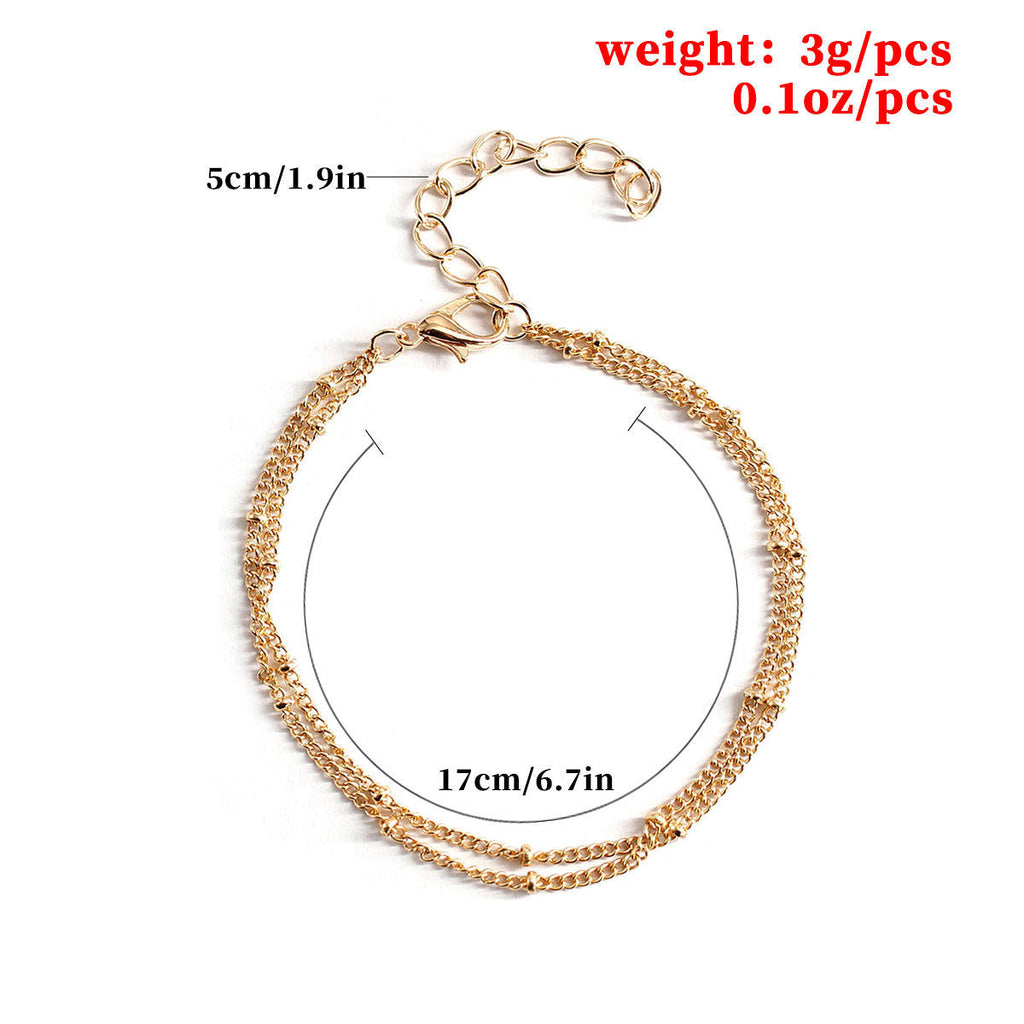 Multi-Layer Chain Jewelry Charm Bracelets