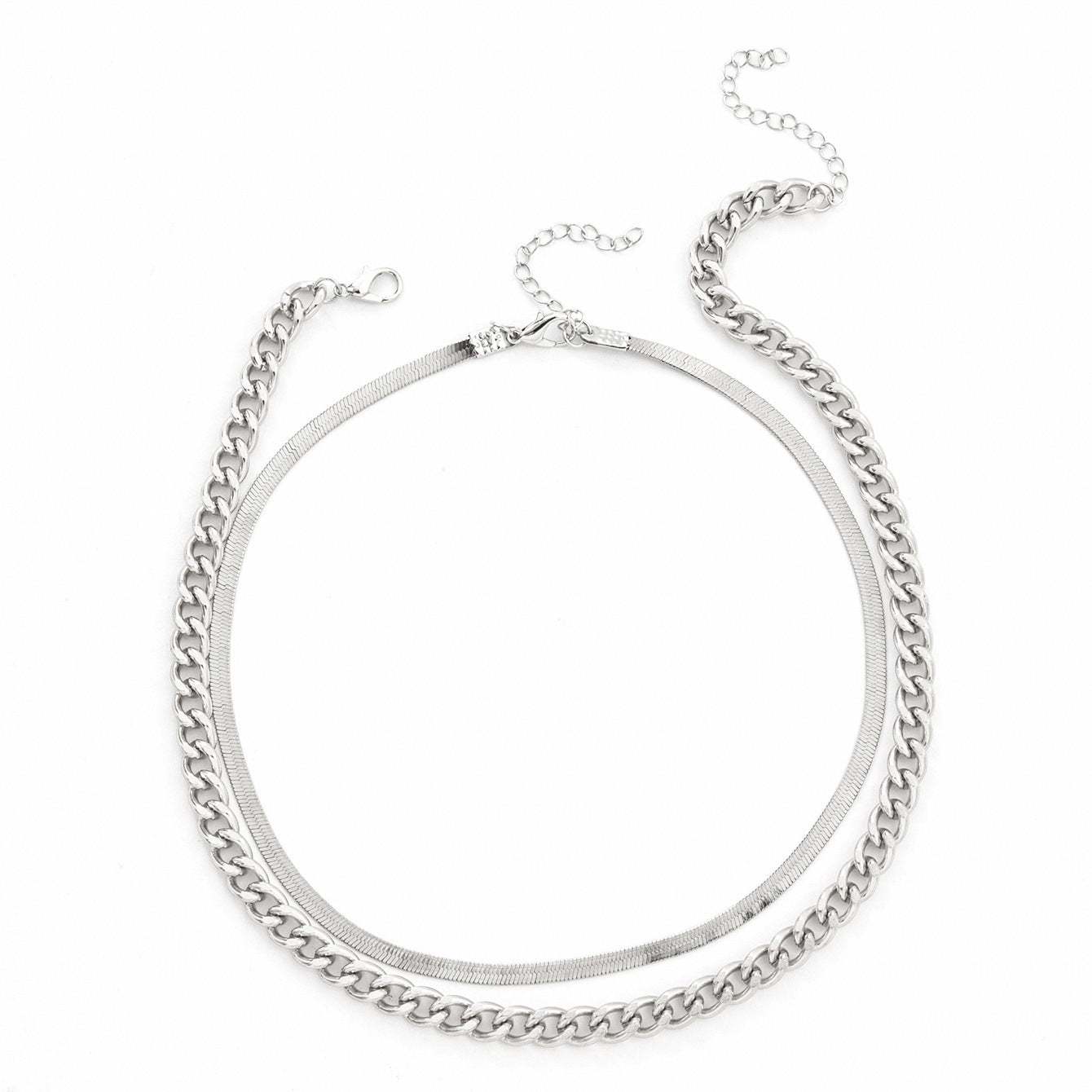 Multilayer Layered Snake Chain Necklace