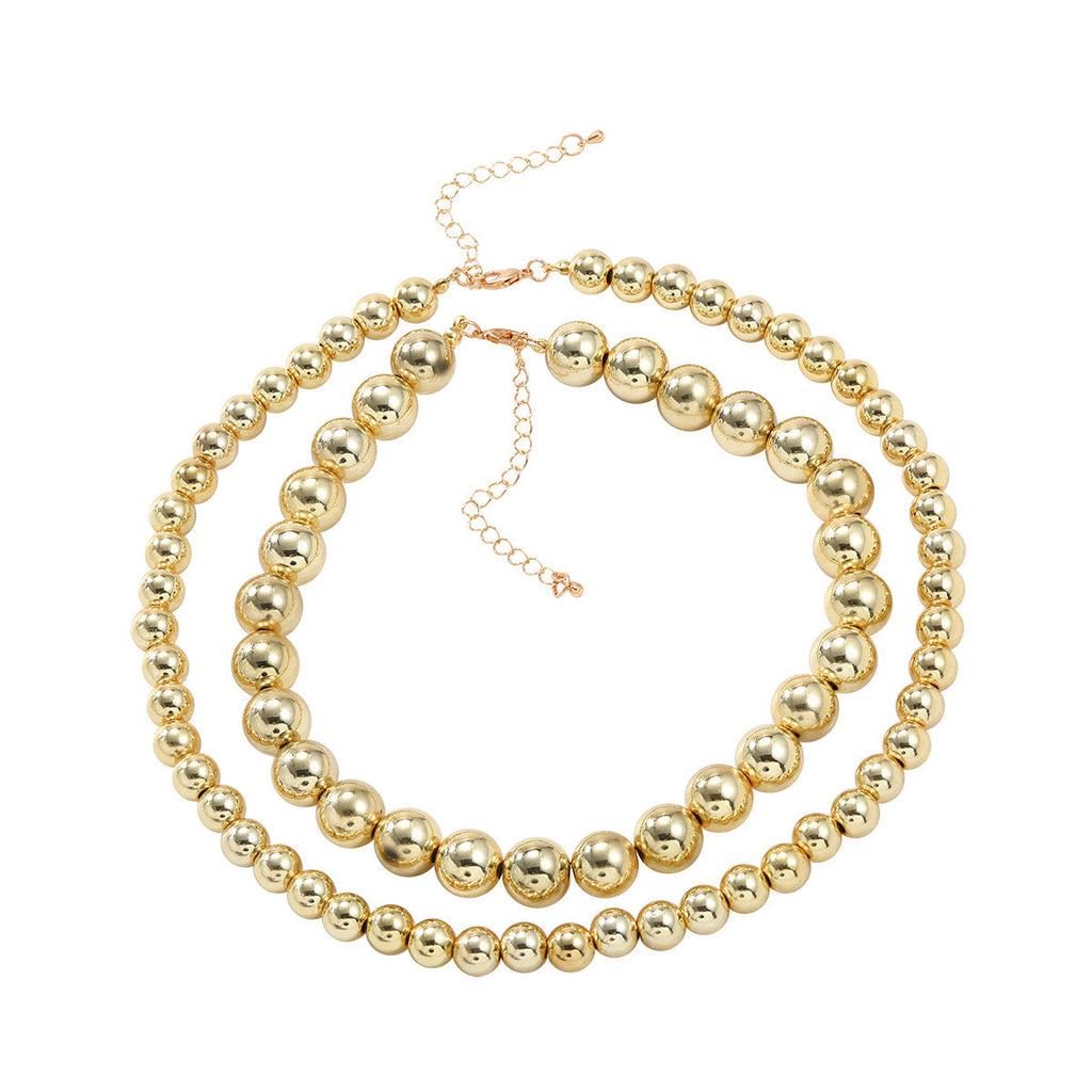 2 Pieces CCB Jewelry Necklace for Woman