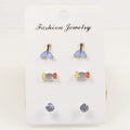 Candy stud earrings set