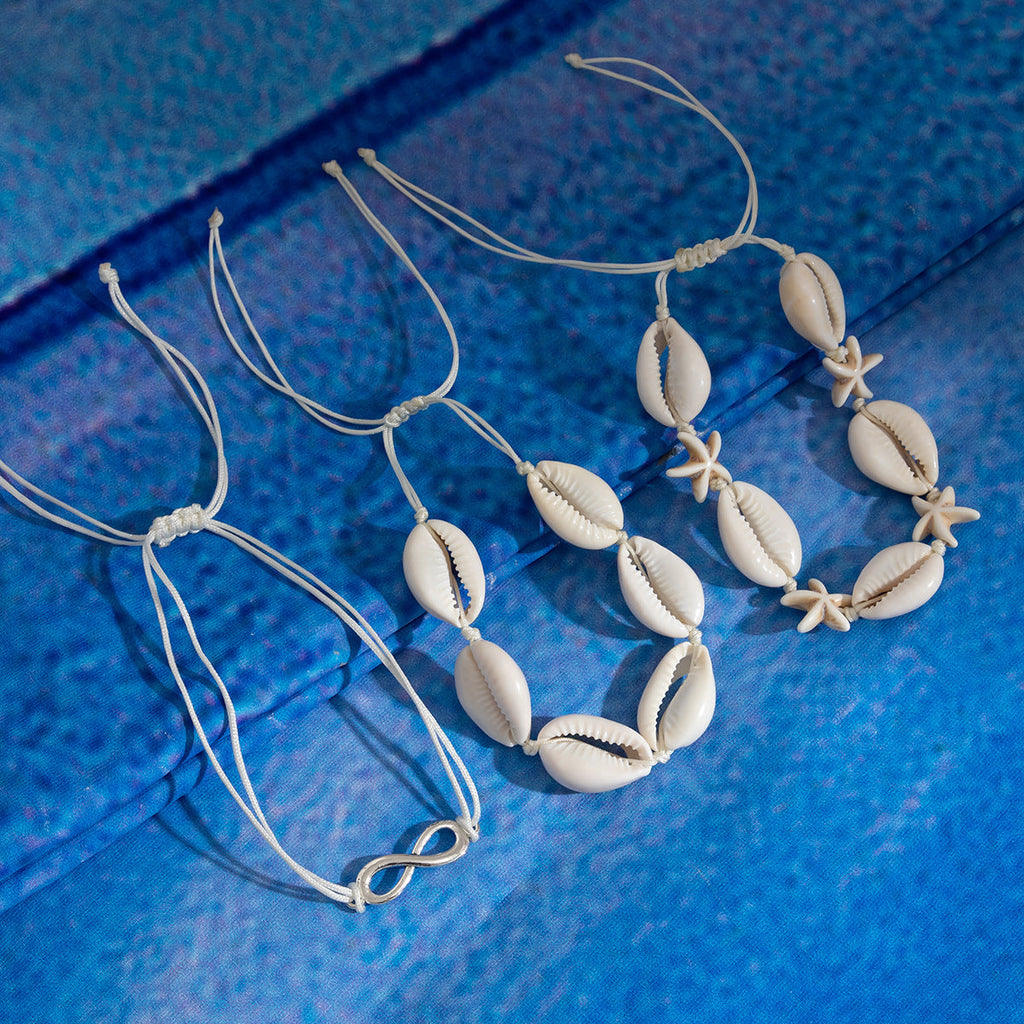 Beach Ocean Vacation Shell Bracelet