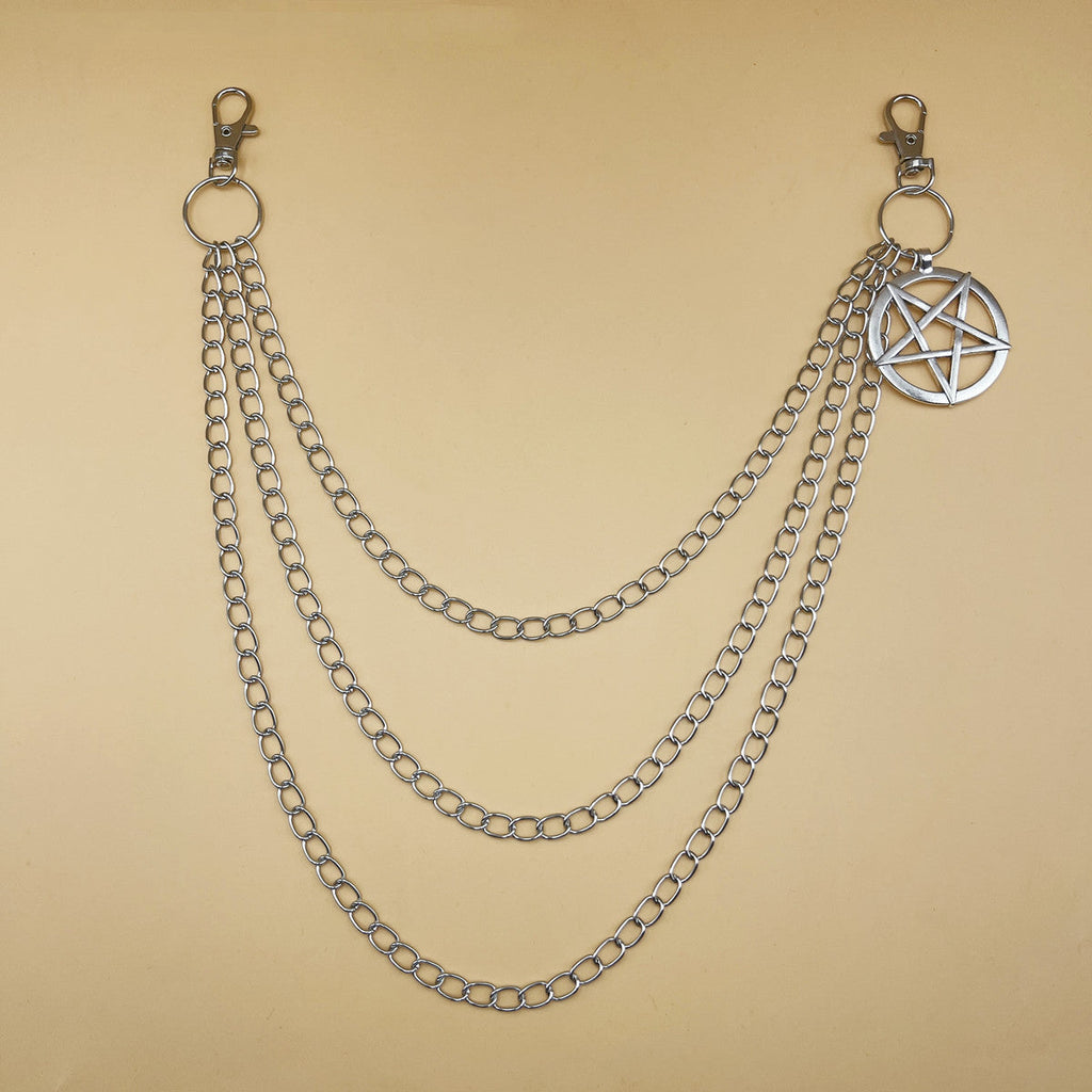 Punk Style Retro Multi-layer Trouser Chain Punk Pants Chain