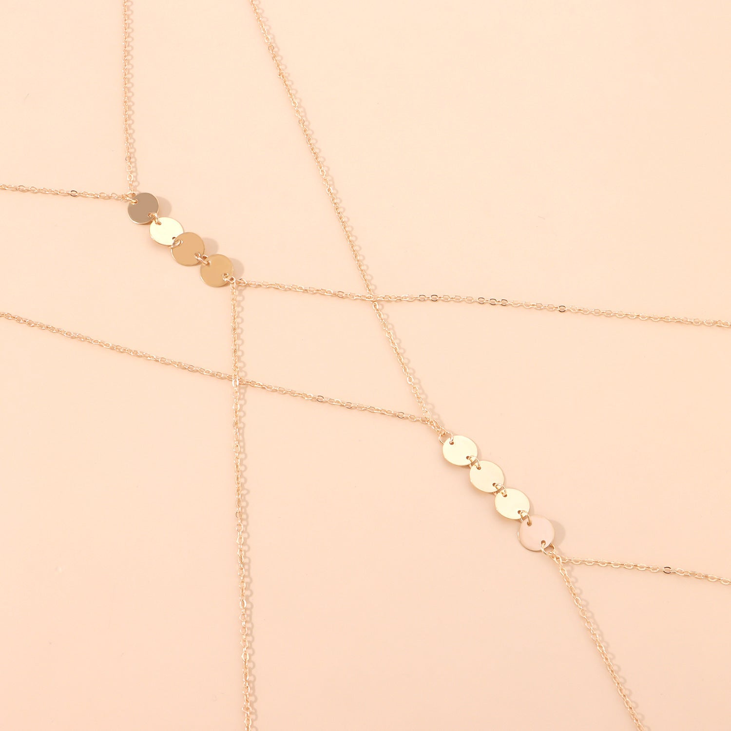 Body Jewelry Sexy Women Round Sequin Body Chain