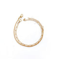 Layered Paperclip Chain Bracelets