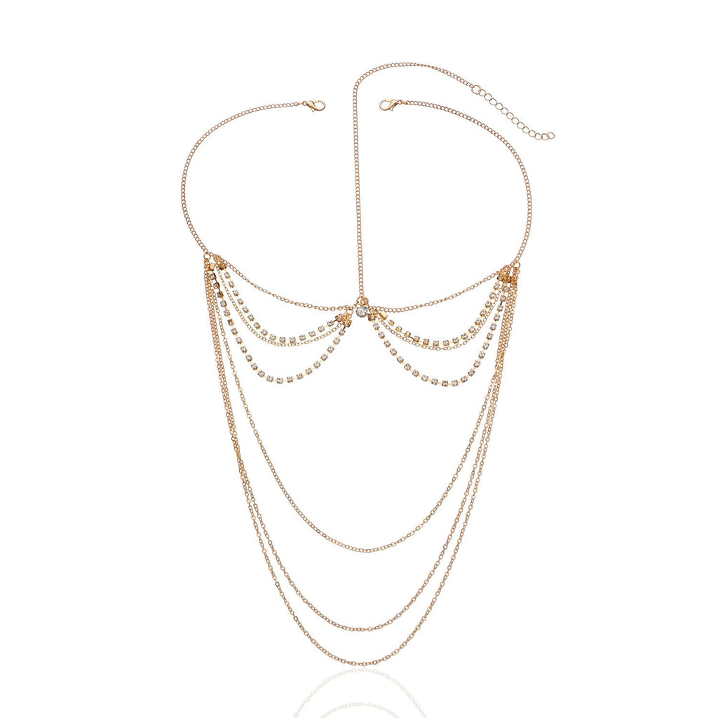 Head Jewelry Chain Rhinestone Headdress