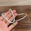 Elegant Baroque Pearl Choker Necklaces