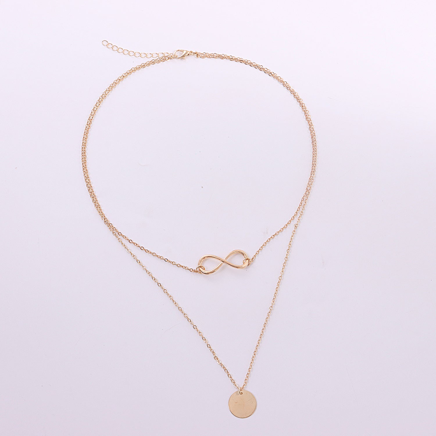 Infinite Charm Chain Choker Necklace