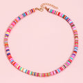 Colorful Polymer Clay Short Necklace