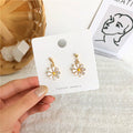 Daisy Sunflower Hoop Earring