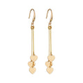 Womens Heart Drop Earrings