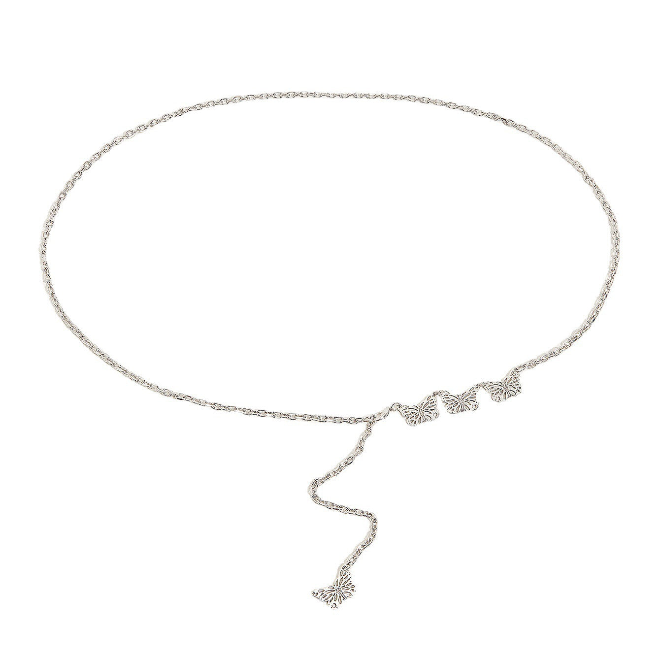 Waist Chain Belt Butterfly Metal Chain Belt