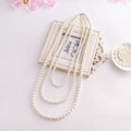 Vintage Luxury Beaded Necklaces Stack Imitation Pearl
