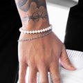 Round Imitation Pearl Chain bracelet