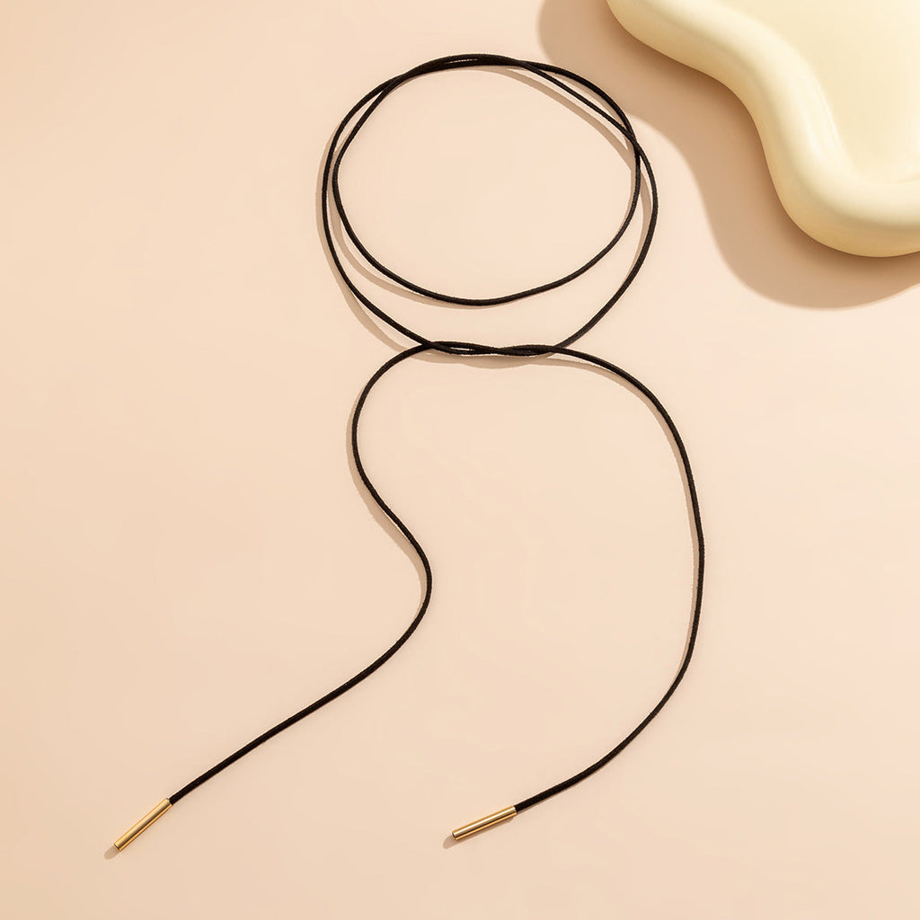 Bohemia Suede Cord Choker Necklace