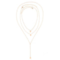 Bohemian Multilayer Chain Necklace Coin Pendant