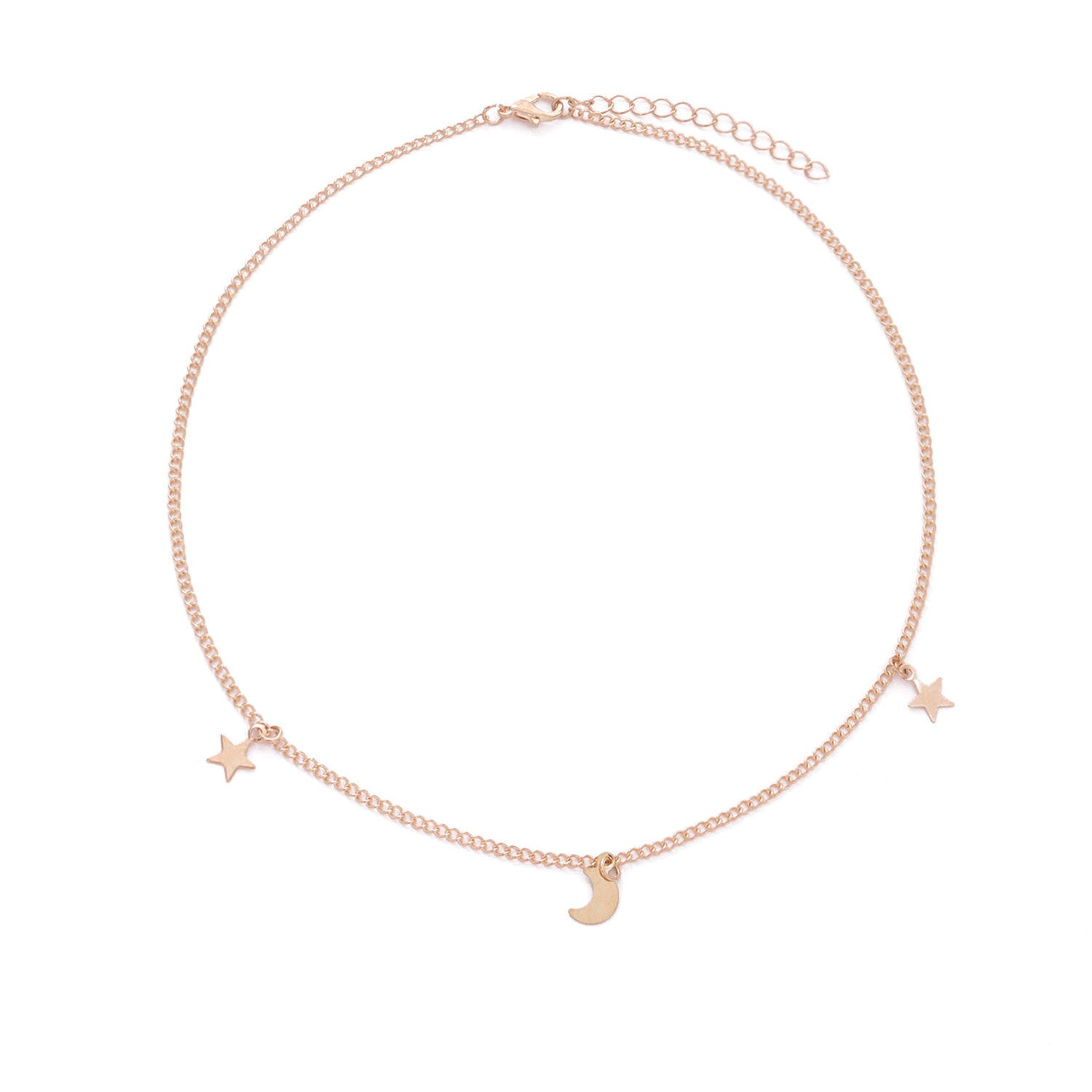 Moon Star Charms Necklace