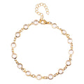Crystal Stone Chain Anklet Jewelry