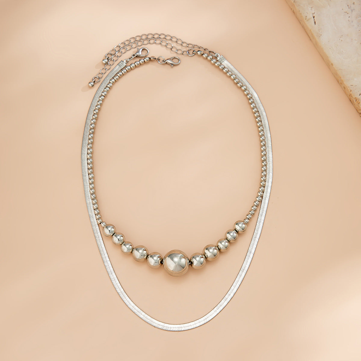 Exaggerated Multi-Layer Tassel Beaded Necklace