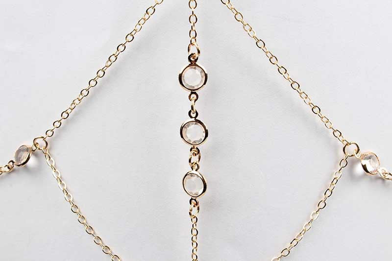 Fashion Body Jewelry Chain Romantic Belly Chest Chain