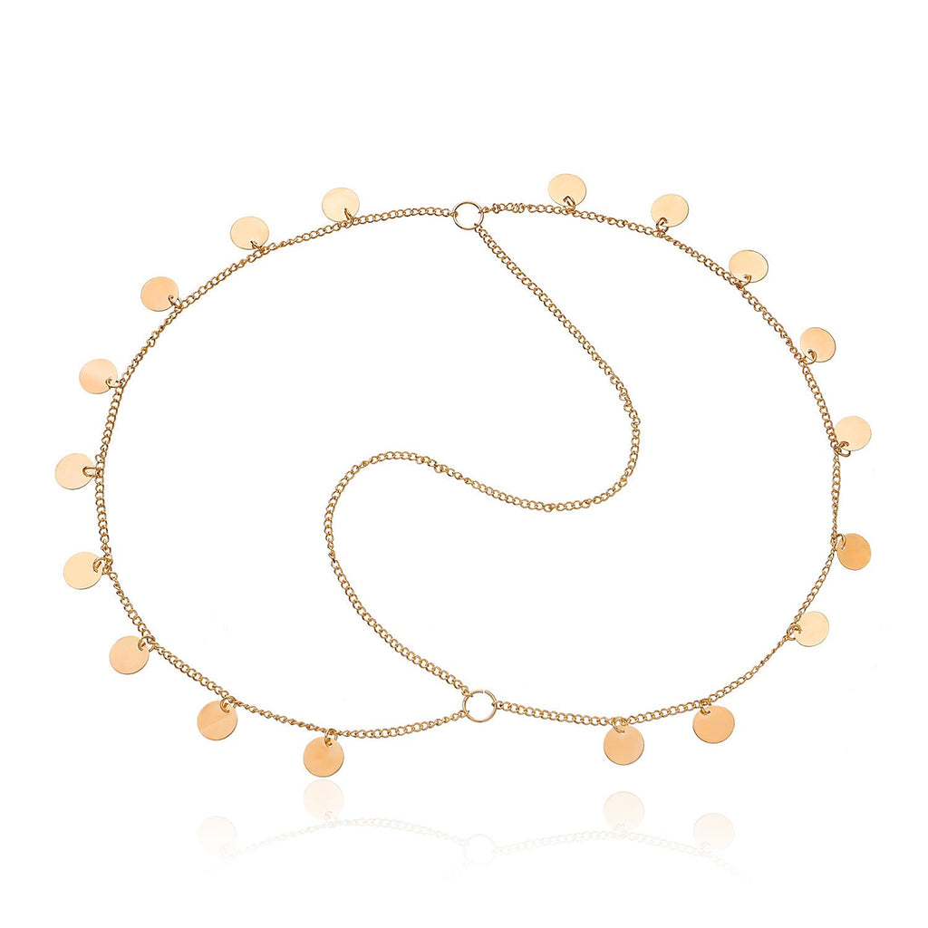 Bohemia Tassel Round Charm Head Chain Jewelry