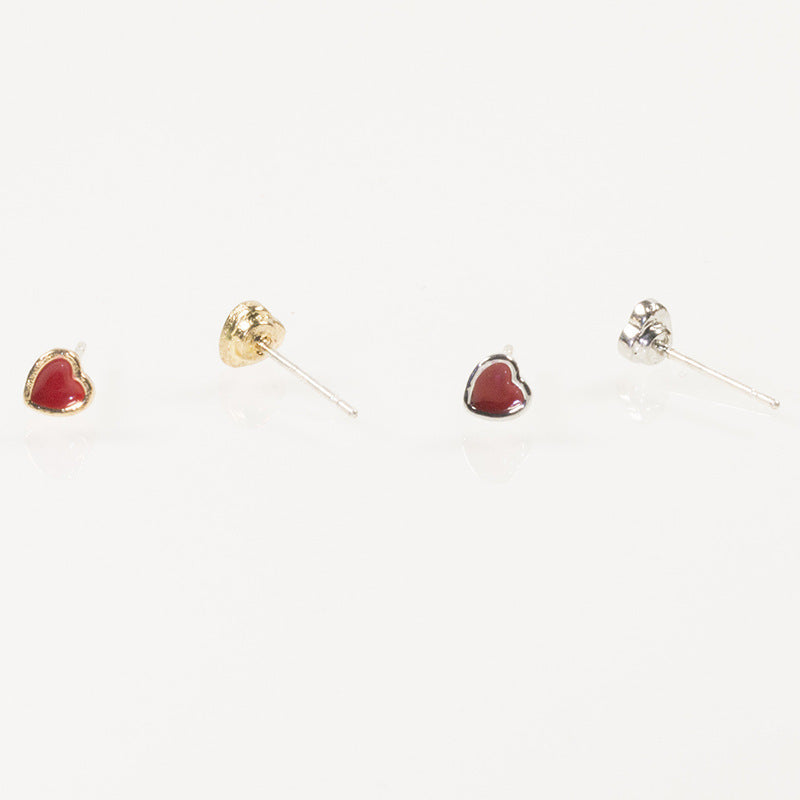 Love pineapple stud earrings set