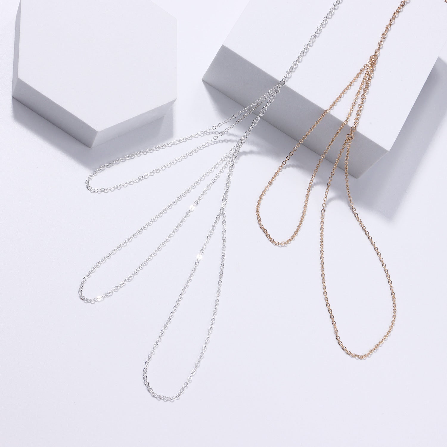 Bohemia Punk Link Chain Ring Connected Bracelets