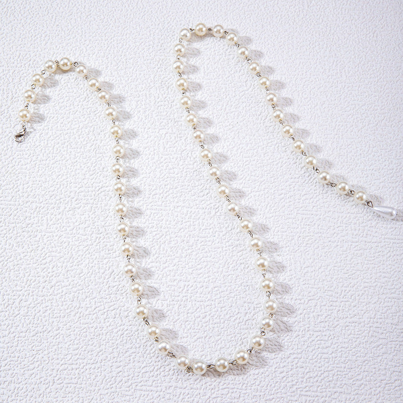 Elegant Pearl Beads Waist Chain for Women