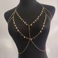 Women Sexy Bra Chain Jewelry Shiny Tassel Sequin