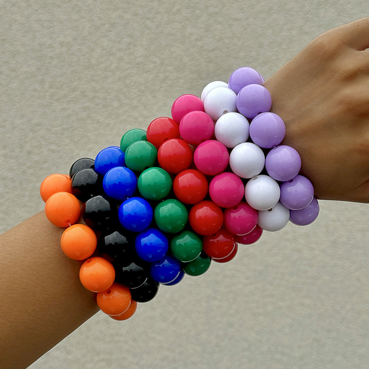 Women Elastic Bracelet Bohemian Bead
