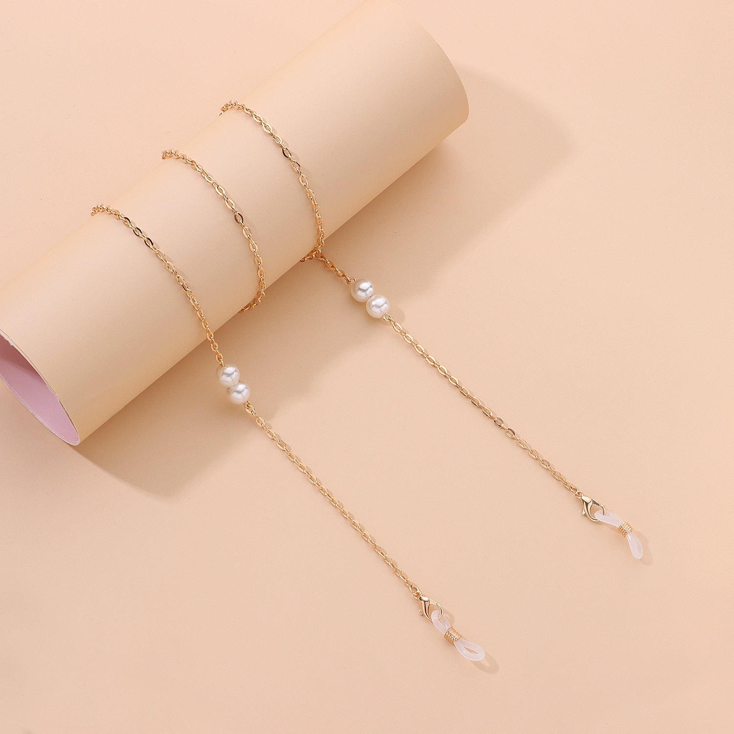 Pearl Eyeglass Chain Beaded Sunglasses Neck Holder
