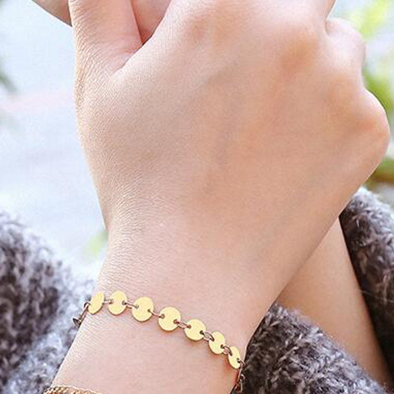 Elegant Sequin Bracelet