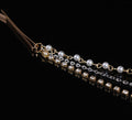 Multi Layered Rhinestone Chain Tassel Bride Hair Accessories